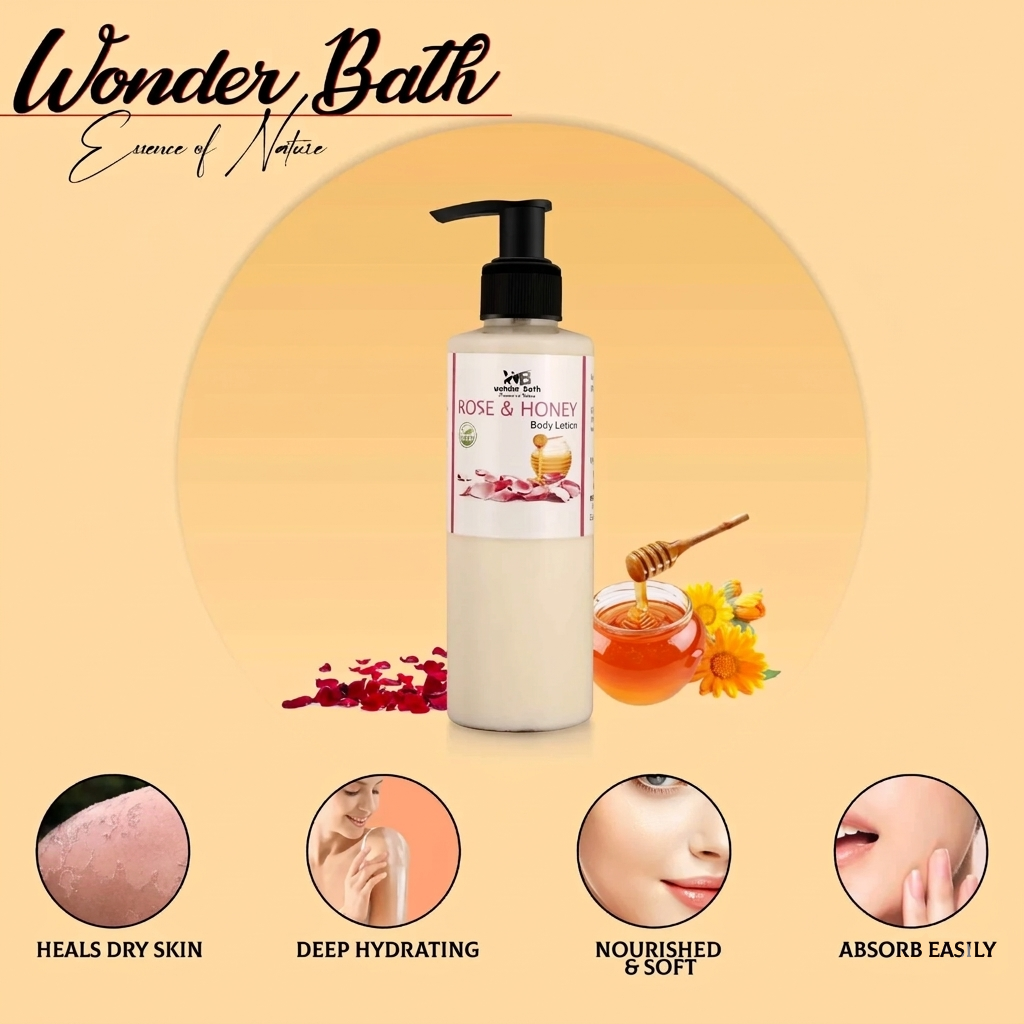Rose And Honey Body Lotion