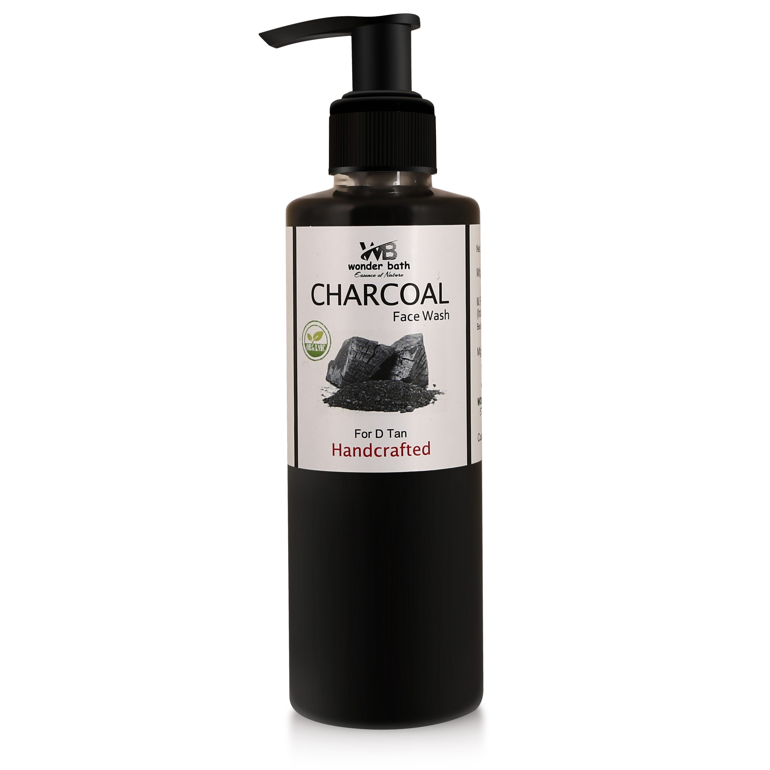 Charcoal face wash