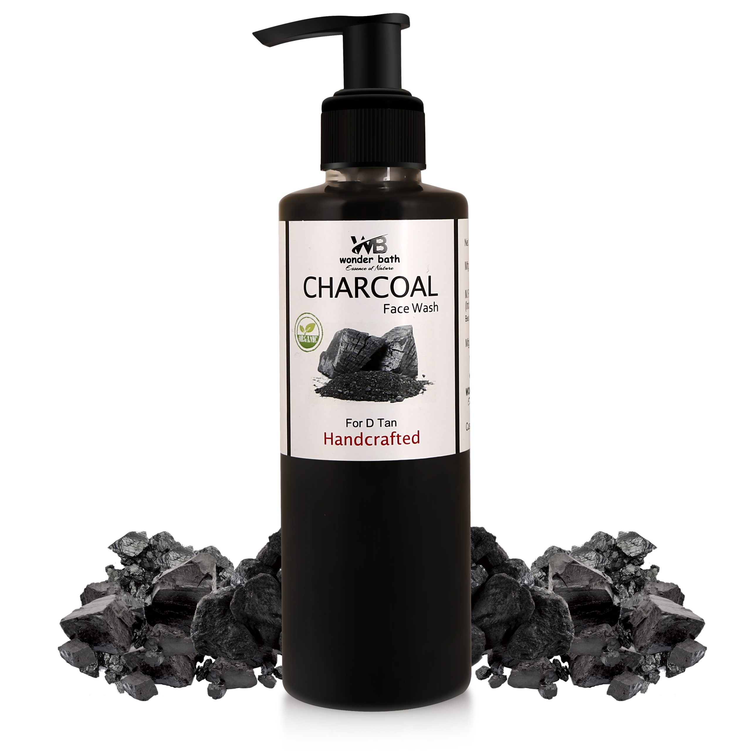 Charcoal face wash