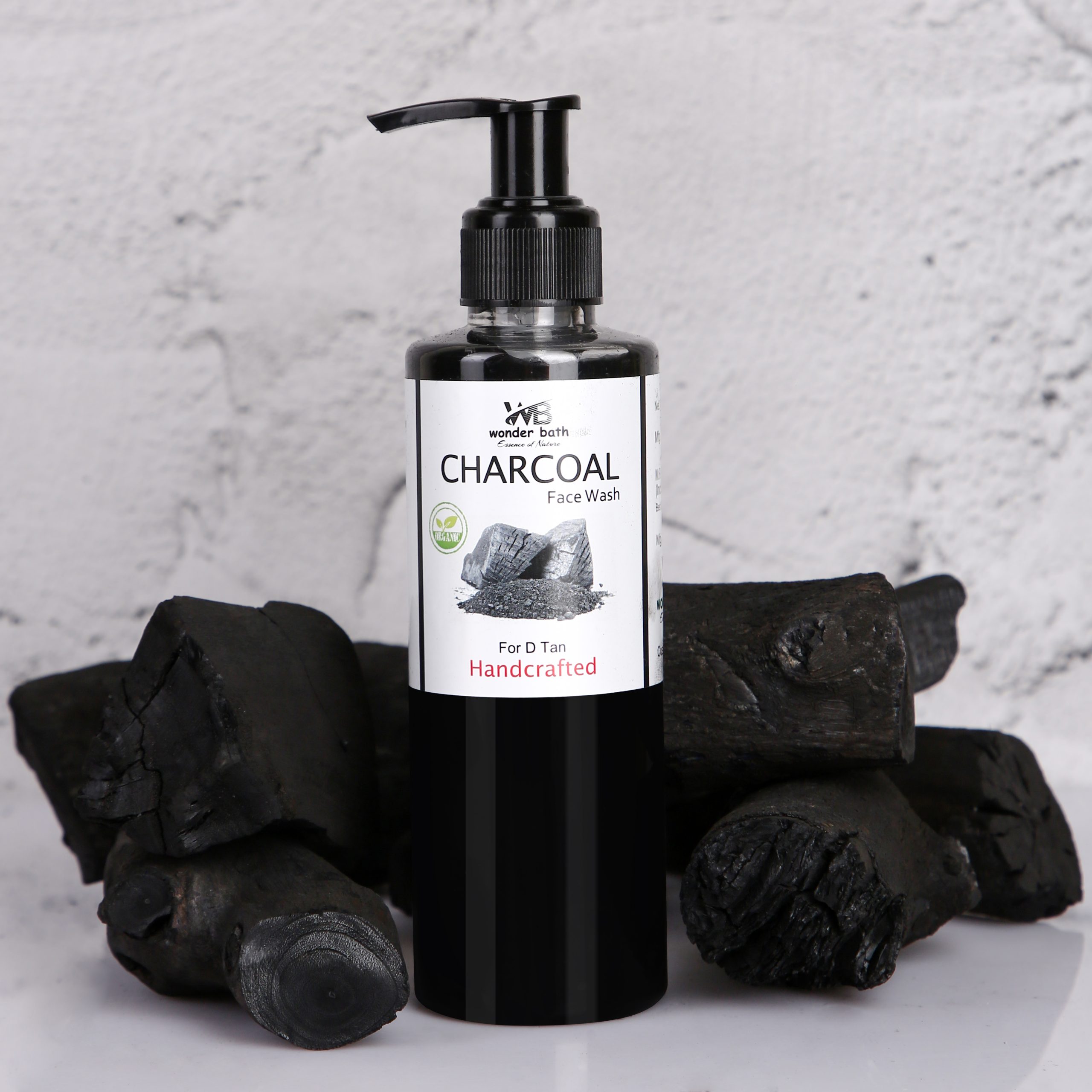 Charcoal face wash